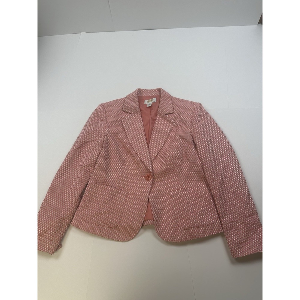 Talbots Blazer Women's Single Button Collared Pet… - image 1